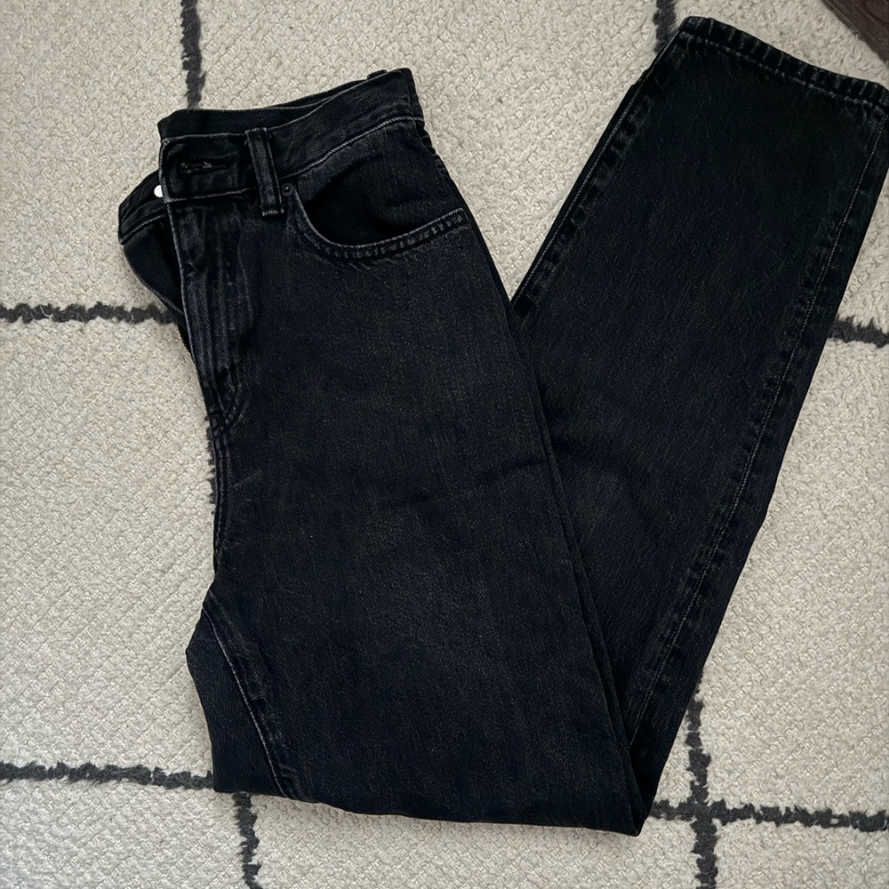 Uniqlo slim ankle straight jeans
